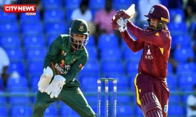 Jangoo ton helps West Indies sweep Bangladesh in ODI series