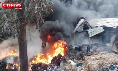 শ্রীপুরে কেমিক্যাল গুদামে আগুন, একজনের লাশ উদ্ধার