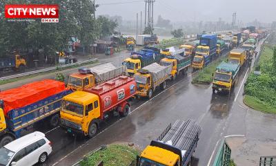 ঢাকা-টাঙ্গাইল-বঙ্গবন্ধু সেতু মহাসড়কে ২৫ কিলোমিটার যানজট