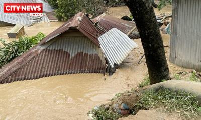 শেরপুর-ময়মনসিংহে বন্যায় তলিয়ে গেছে ১৬৩ গ্রাম , নারীসহ ৩ জনের মৃত্যু