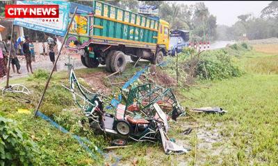 জামালপুরে ট্রাকের ধাক্কায় শিক্ষকসহ নিহত ৩