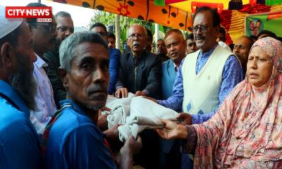 ২ হাজার শীতার্তদের মাঝে উষ্ণতা ছড়ালেন‌ হাবিবুর রহমান হাবিব