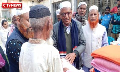 ঝিনাইগাতীতে জামায়াতে ইসলামীর উদ্যোগে শীতবস্ত্র বিতরণ