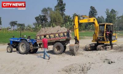 পাবনায় বিএনপি নেতাদের নেতৃত্বে চলছে বালু উত্তোলনের উৎসব, প্রশাসন নিরব