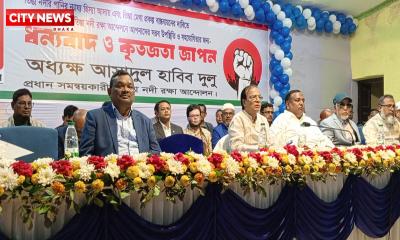 লালমনিরহাটে তিস্তা নদী রক্ষা আন্দোলনের প্রধান সমন্বয়কের ধন্যবাদ ও কৃতজ্ঞতা জ্ঞাপন